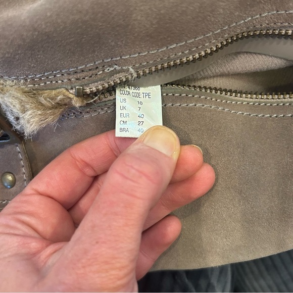 Tan Winter Rain Boots with Knee High Design and Cozy Cuff - Picture 7 of 7